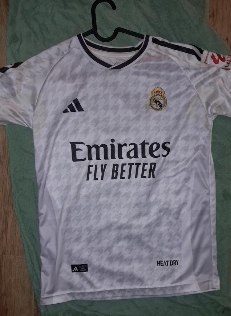 Mbappé Real Madrid shirt 2024‑25 — maat L, nieuwstaat, Ophalen, Maat 52/54 (L), Wit, Nieuw