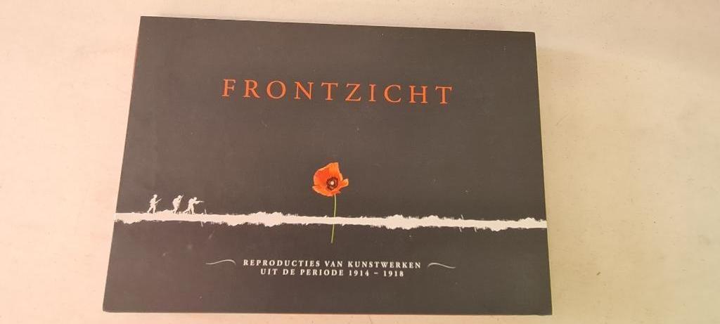 Frontzicht reproducties van kunstwerken uit 14-18, Ophalen of Verzenden, Zo goed als nieuw, Voor 1940, Prent