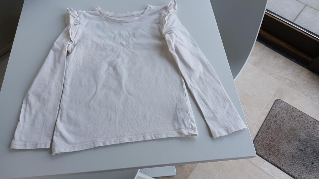 T-shirt met lange mouwen - Maat 128, Gebruikt, C&A, Meisje, Ophalen of Verzenden