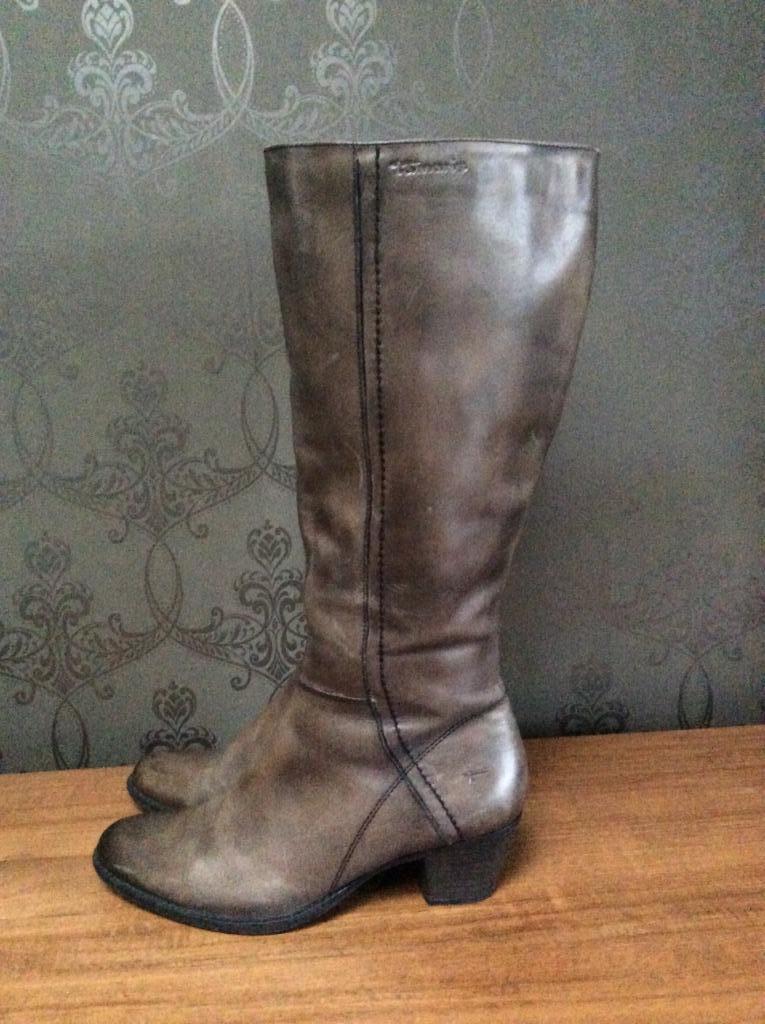 Bottes larges Tamaris 39, Tamaris, Enlèvement ou Envoi, Comme neuf, Brun