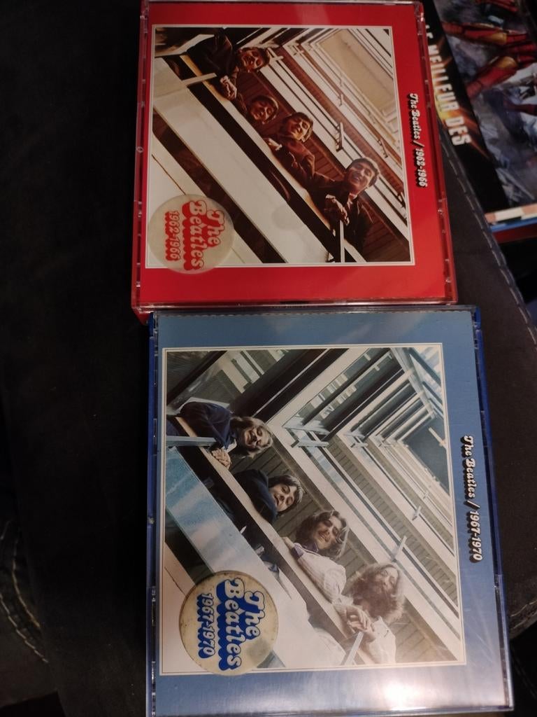 The Beatles 1962 - 1966 rouge et 1967 - 1970 bleu, Cd's en Dvd's, Cd's | Rock, Gebruikt, Ophalen of Verzenden