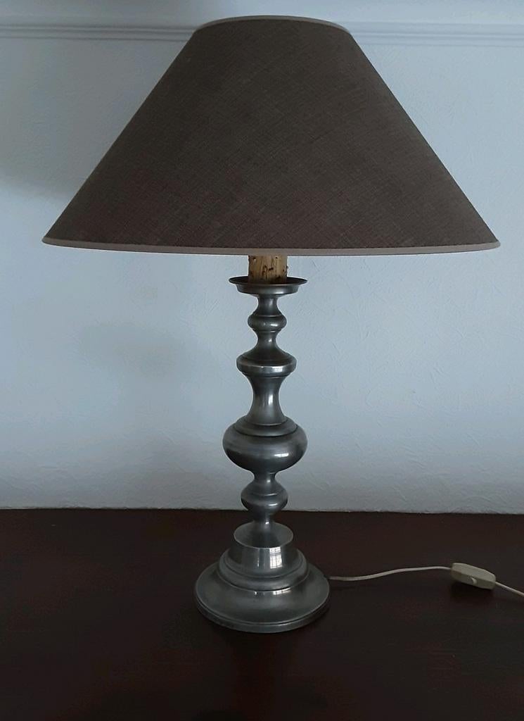 Grande lampe de table., Maison & Meubles, Lampes | Appliques, Enlèvement ou Envoi, Utilisé, Tissus