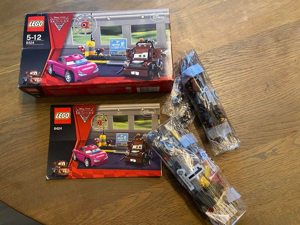 Cars 2 Lego set 8424, Kinderen en Baby's, Speelgoed | Duplo en Lego, Ophalen, Zo goed als nieuw, Lego