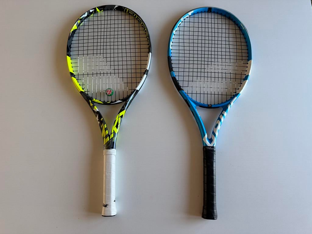 Babolat Pure Aero Jr 26 & Pure Drive Jr 26, Ophalen of Verzenden, Zo goed als nieuw, Racket, Babolat