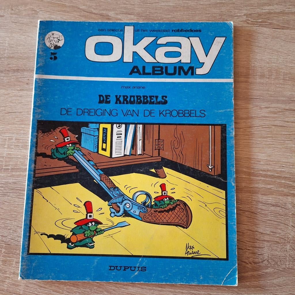 De dreiging van de knobbels/Okay Album, Boeken, Stripverhalen, Ophalen of Verzenden, Gelezen