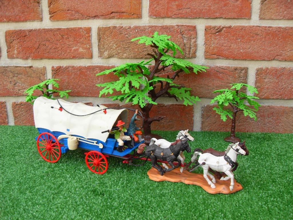 Chariot de Pionniers / Britains / éch 1/32, Autres marques, Enlèvement ou Envoi, Utilisé, Autres types