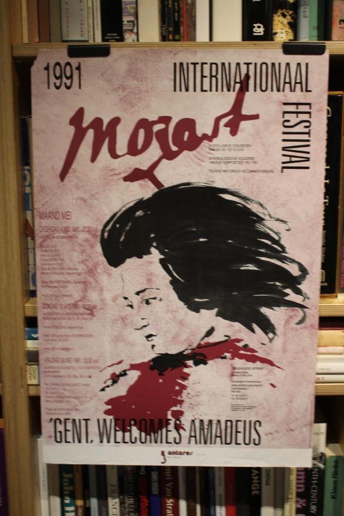 1991 INTERNATIONAAL FESTIVAL MOZART GENT, Verzamelen, Posters, Ophalen of Verzenden