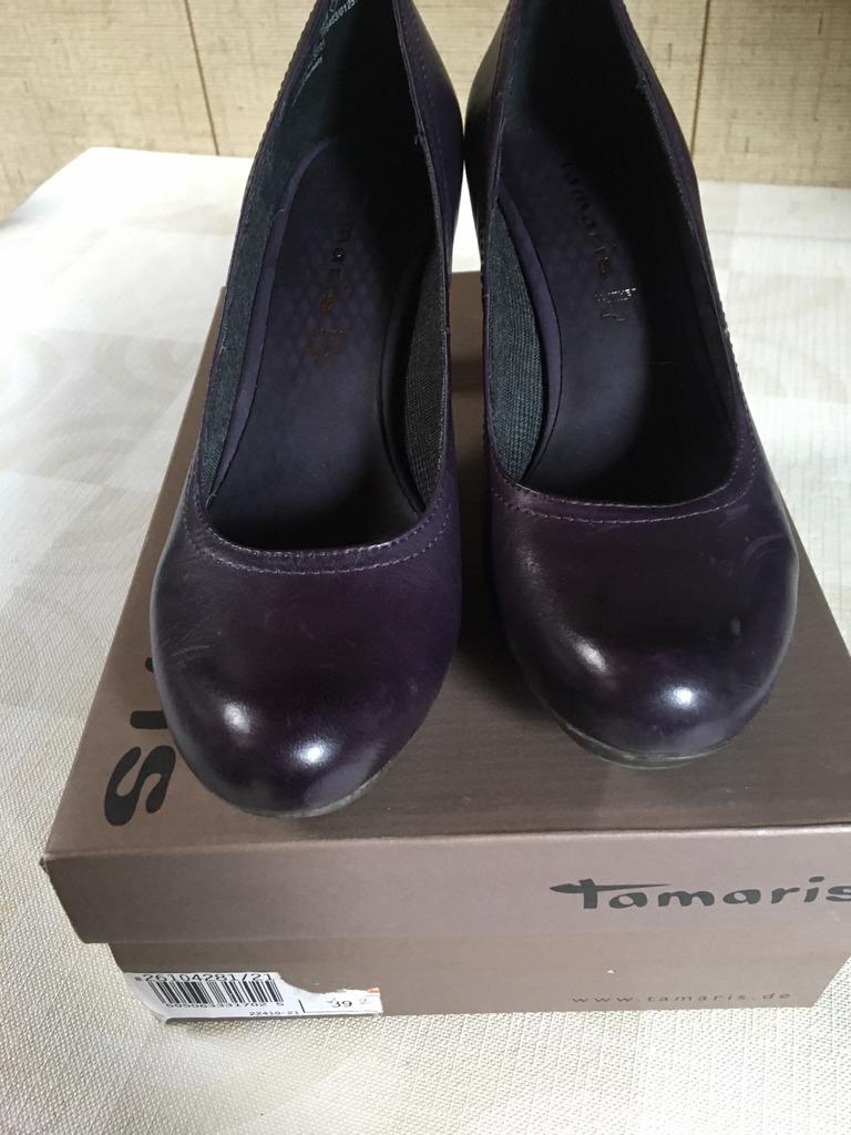 Chaussures Tamaris taille 39 violettes, Tamaris, Enlèvement ou Envoi, Autres couleurs, Chaussures à haut talons
