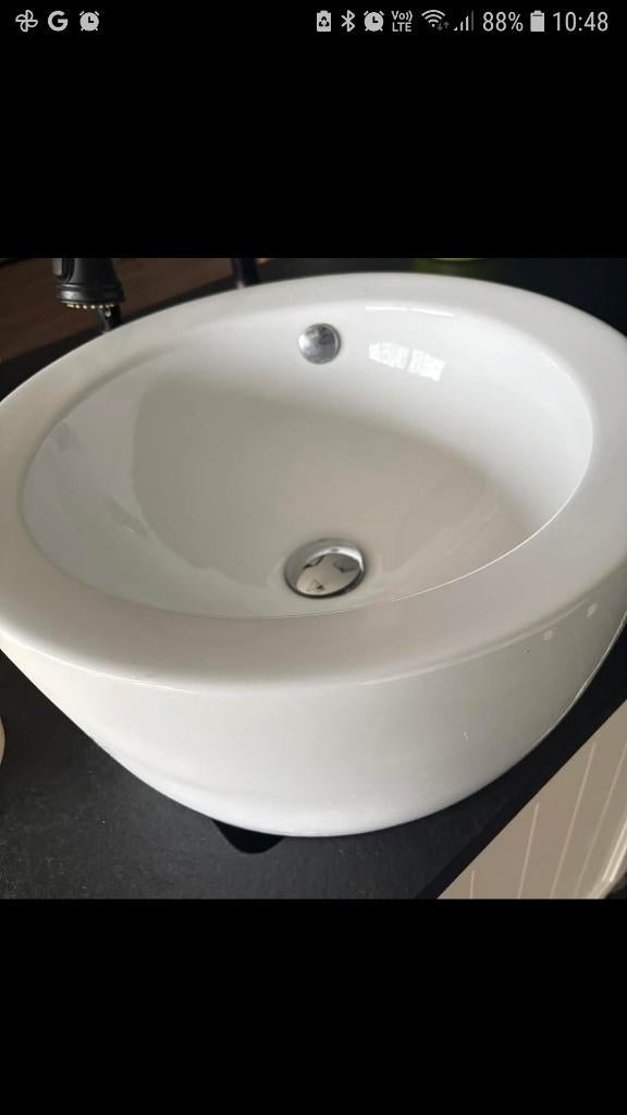 Opzet lavabo, Lavabo ou Évier, Moins de 25 cm, Moins de 100 cm, Comme neuf