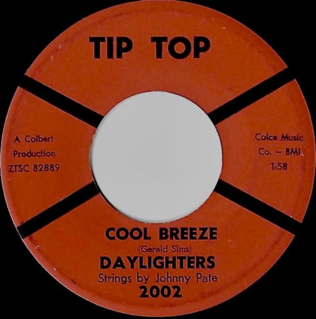 Daylighters – Cool Breeze ' Popcorn ' 7, Cd's en Dvd's, Vinyl Singles, Gebruikt, Single, R&B en Soul, 7 inch, Ophalen of Verzenden