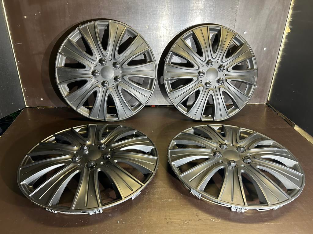 4 universele 16" wieldoppen, Ophalen of Verzenden, Gebruikt