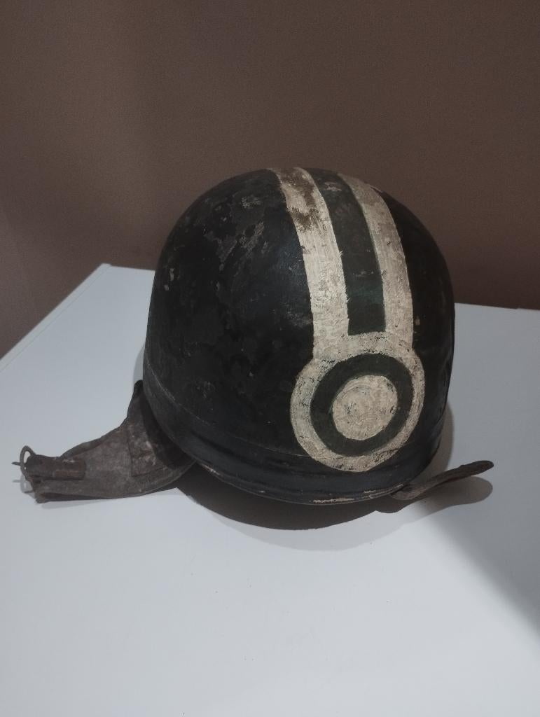 oude motorhelm jaar 35-40, Ophalen of Verzenden, Tweedehands, Overige typen