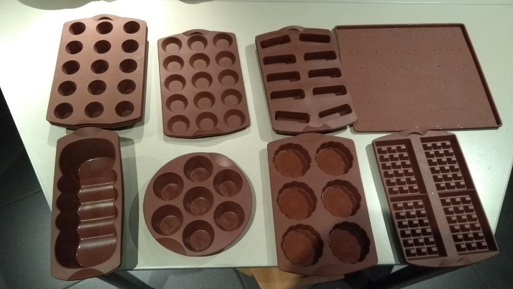 Tupperware Multiflex bakvormen bruin, Enlèvement ou Envoi, Comme neuf, Brun