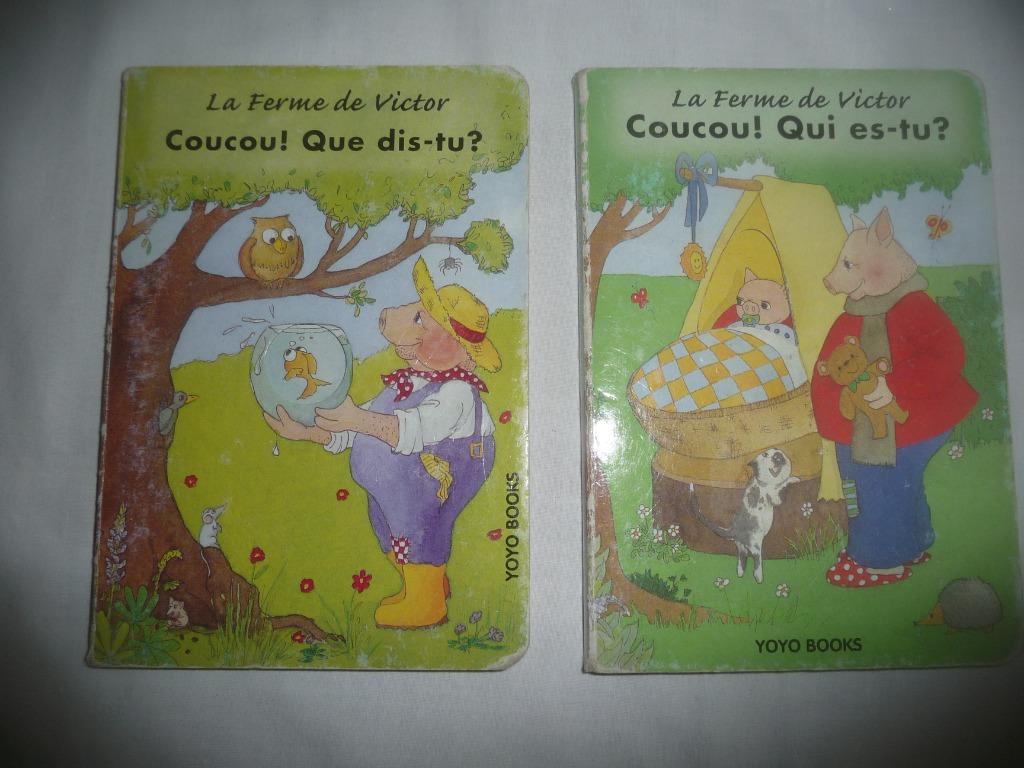 2 Kinderboekjes: La ferme de Victor, Enlèvement ou Envoi, Utilisé