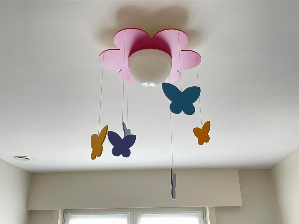 Plafondlamp kinderkamer roze, Ophalen of Verzenden, Zo goed als nieuw