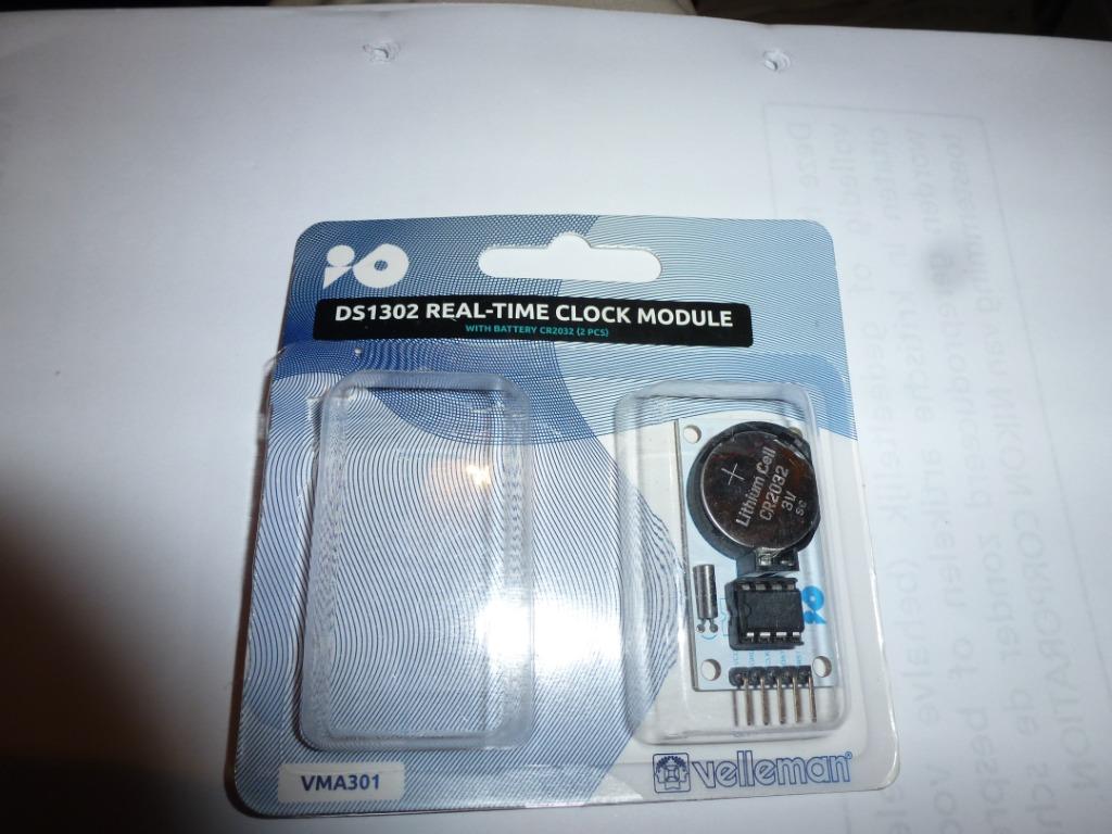 Velleman  VMA 301 DS1302 real-time clock module, Enlèvement ou Envoi, Neuf