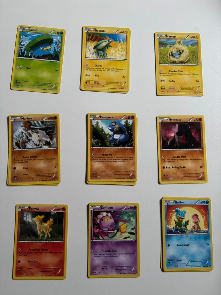 Pokemon kaarten dubbels 2015-2016, Ophalen, Zo goed als nieuw