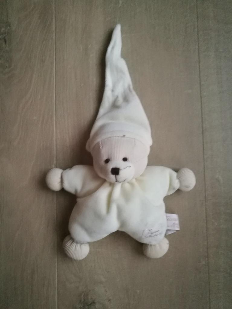 Knuffel 'Beertje met rammelaar', Kinderen en Baby's, Speelgoed | Knuffels en Pluche, Ophalen of Verzenden, Zo goed als nieuw