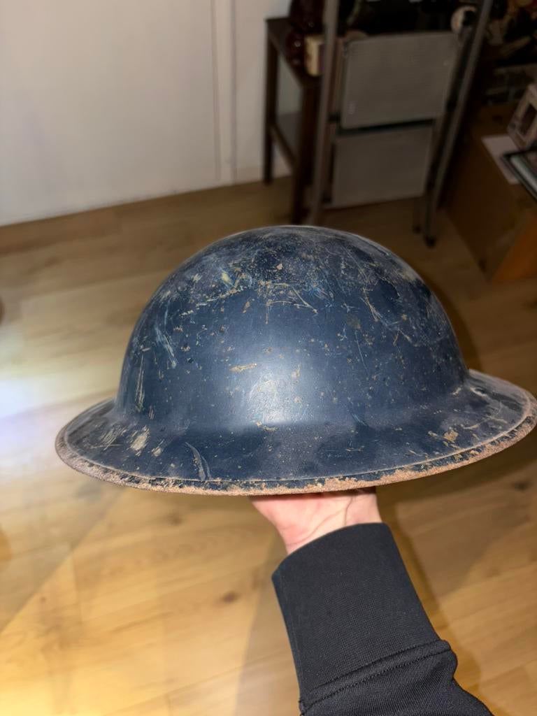 WW2 MK2 helm - Canadees/Brits, Ophalen of Verzenden, Landmacht, Helm of Baret