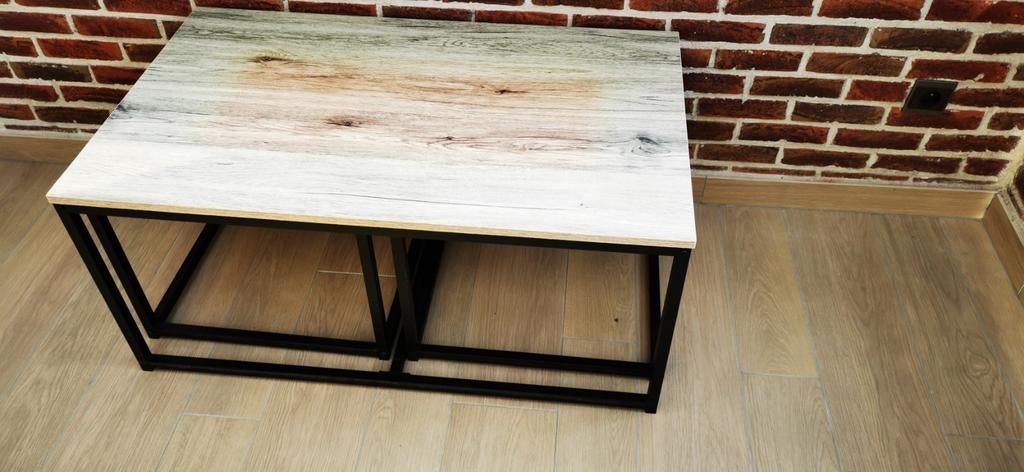 Salontafel met twee bijzettafels van urban living, Enlèvement
