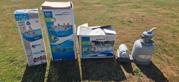 Piscine, Enlèvement, Comme neuf, Pompe