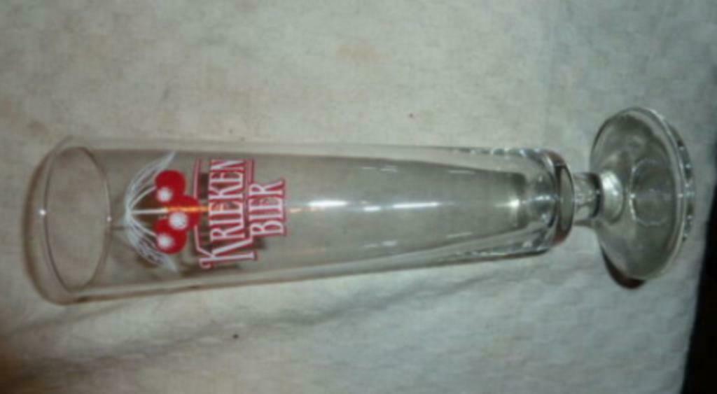 #B Bier glas KRIEKEN BIER Brouwerij St Jozef - Opitter, Collections, Verres & Petits Verres, Neuf, Verre à bière, Enlèvement ou Envoi