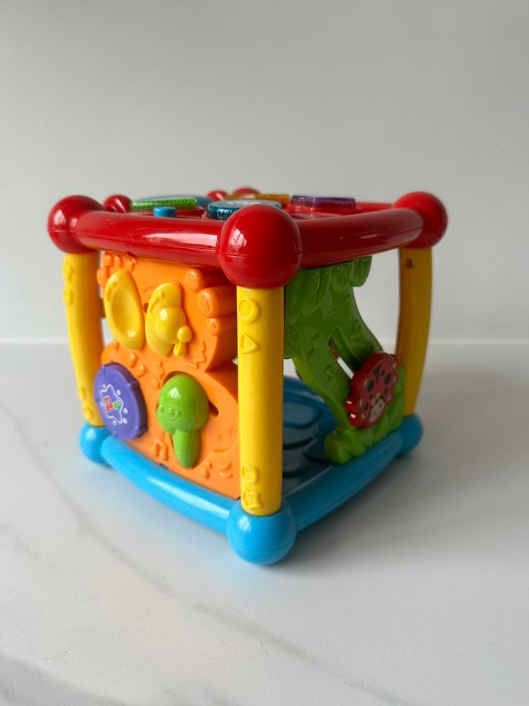 VTech Baby Ontdek & Leer Kubus, Ophalen of Verzenden, Zo goed als nieuw, 6 maanden tot 2 jaar