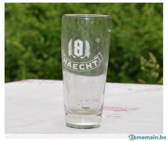 verre a bière pour collection marque  haecht blé, Enlèvement ou Envoi, Utilisé