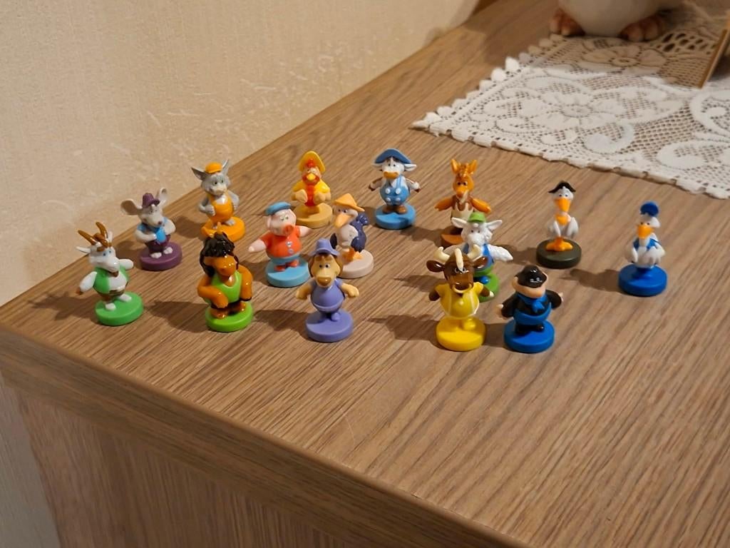 15 Speelgoedfiguurtjes / Boer-de-reis, Enlèvement ou Envoi, Comme neuf