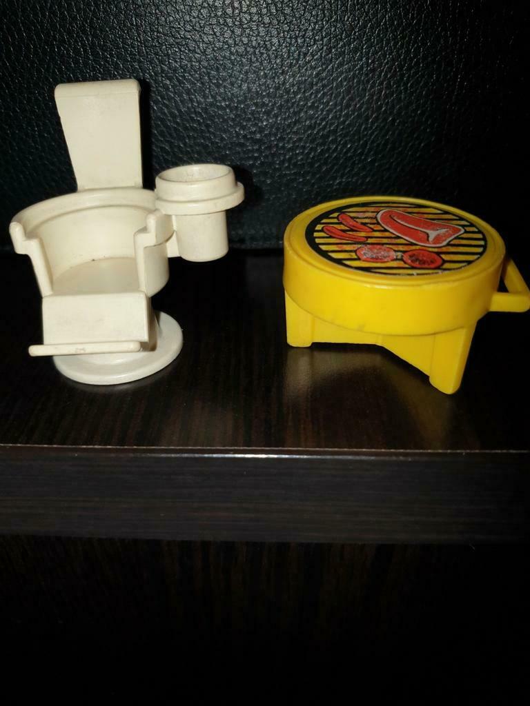 Fisher-Price BBQ en tandartsenstoel. Vintage., Ophalen of Verzenden, Gebruikt