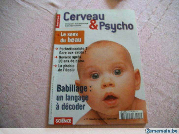 revue cerveau&psycho. "le sens du beau"., Enlèvement ou Envoi, Utilisé