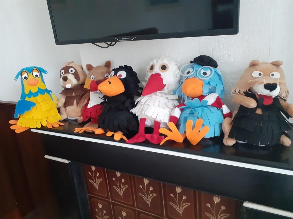 Fabeltjeskrant handpoppen poppenkastpoppen volledige serie, Ophalen of Verzenden