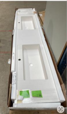 Antonio Lupi Design wastafelblad Flumood Composiet, Huis en Inrichting, Badkamer | Badkamermeubels, Ophalen, Nieuw, 200 cm of meer