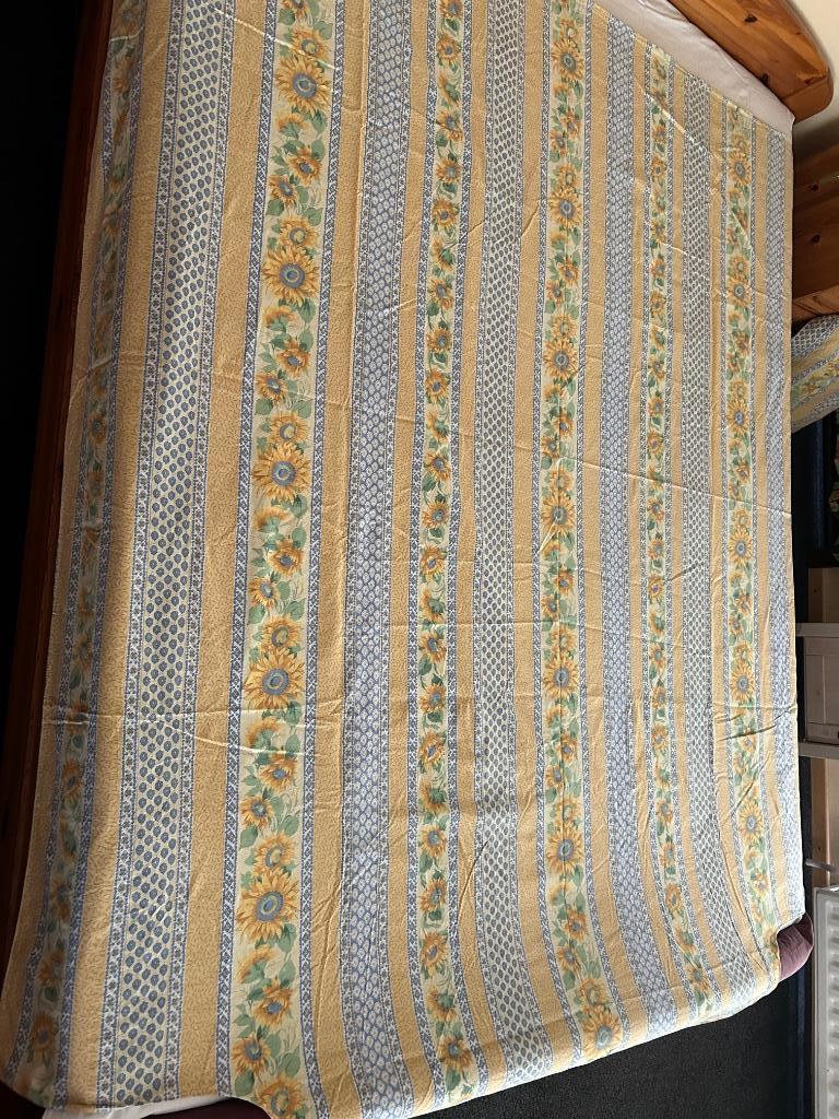 Dekbedhoes Mistral - 2 x 2 m - 100% katoen, Ophalen of Verzenden, Tweepersoons, Geel, Dekbedovertrek