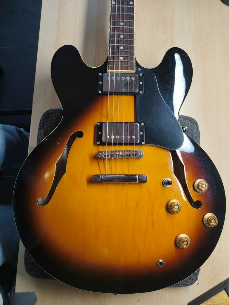 Burny RSA 65 ES 335 Copy, Musique & Instruments, Enlèvement, Comme neuf, Semi-solid body, Epiphone