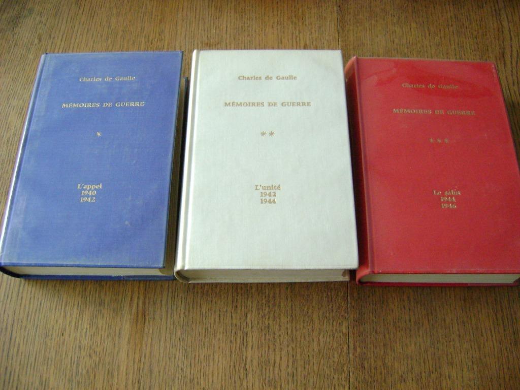 volledige reeks Mémoires de Guerre Charles de Gaulle, Livres, Enlèvement ou Envoi