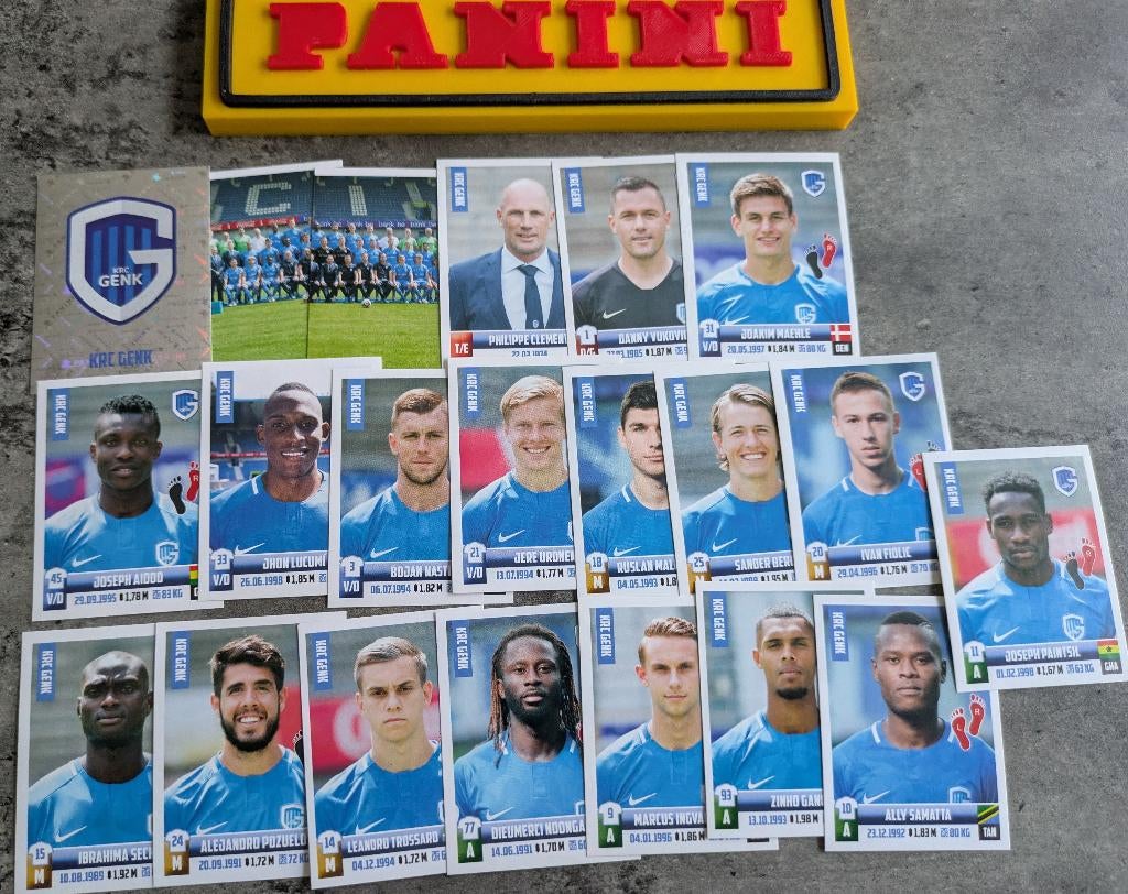 Panini FOOTBALL 2018/19 STICKERS 21X RACING GENK VOETBAL, Ophalen of Verzenden, Nieuw