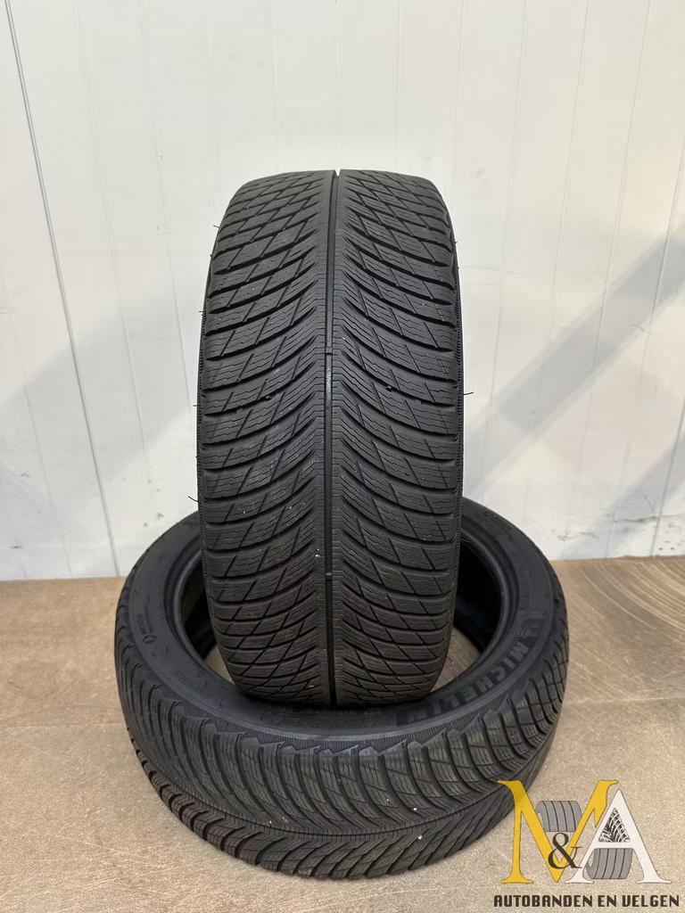 2x 225/45 R18 Michelin winterbanden, Auto-onderdelen, Banden en Velgen, 18 inch, Gebruikt, Band(en), Personenwagen