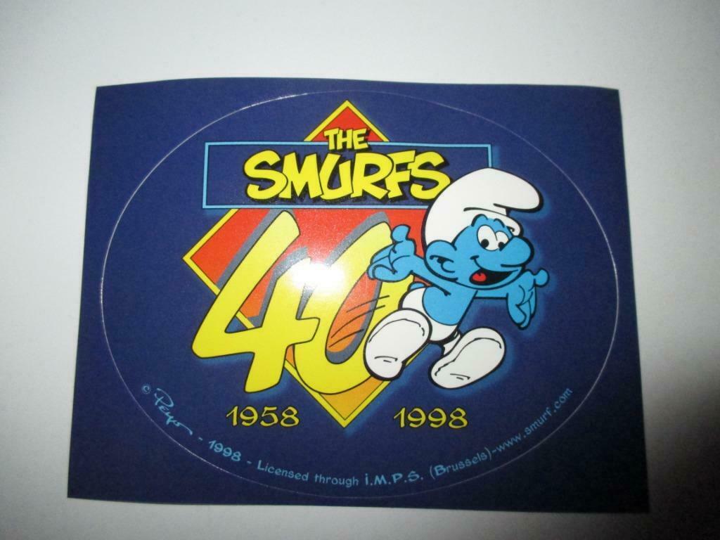 40 jaar smurfen the smurfs 1958 - 1998 zelfklever, Enlèvement ou Envoi