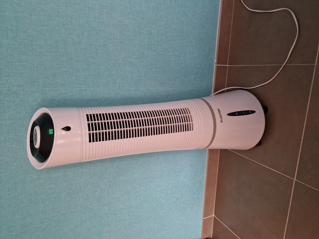 Klarstein Skyscraper Ice 4-in-1 luchtverfrisser, Ophalen, Zo goed als nieuw, Torenventilator