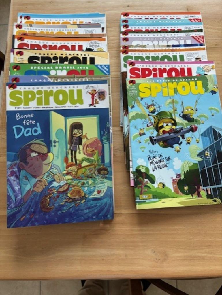 Lot de magazine SPIROU (33 pièces), Plusieurs BD, Enlèvement, Utilisé
