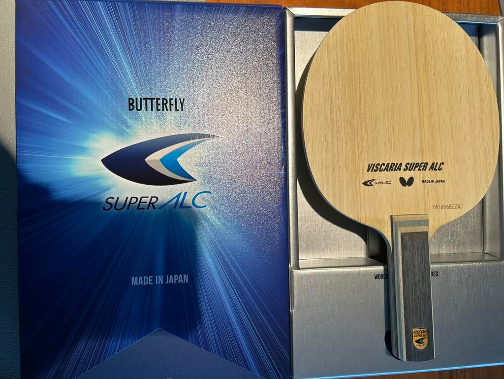 Drie verschillende houtjes tafeltennis pallet, Ophalen, Nieuw, Net, Batje(s) of Balletje(s), Wedstrijdformaat