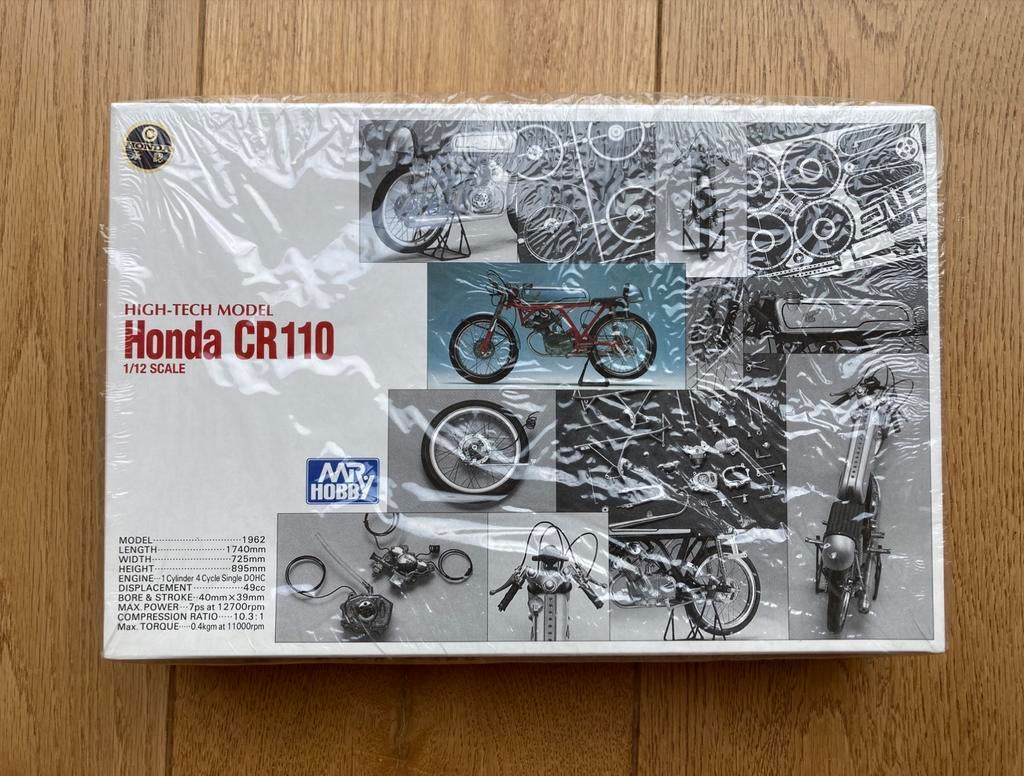 Mr Hobby Honda CR110 High-tech model, Enlèvement ou Envoi, Neuf, 1:9 à 1:12, Moteur