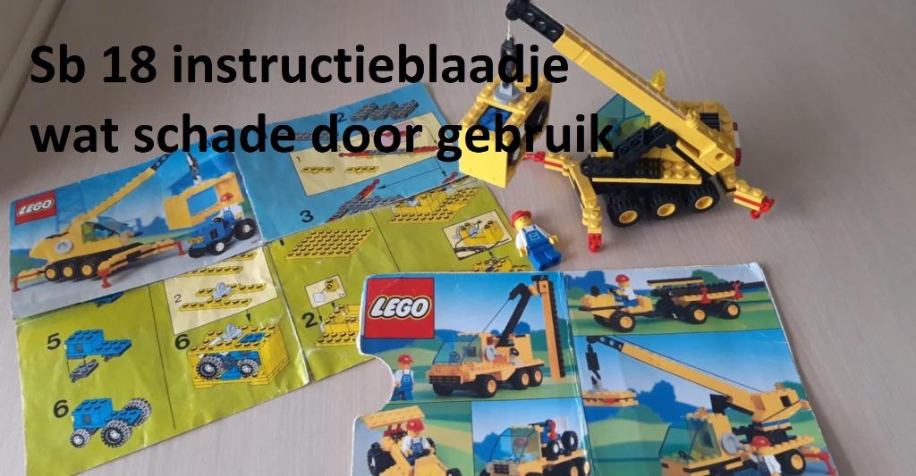 Lego: hijskraan vintage, Ophalen of Verzenden, Gebruikt, Complete set, Lego