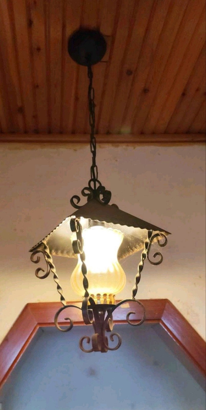 Lot de 2 lampes vintage en métal, Enlèvement ou Envoi, Métal