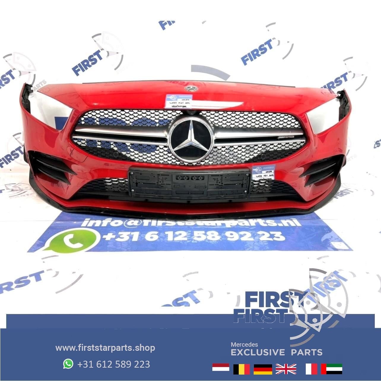 W177 A35 AMG Voorbumper 2018-2022 AERO NIGHT PAKKET compleet, Utilisé, -, Avant, -