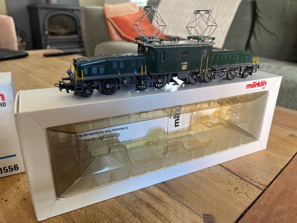 Marklin krokodil 3556 in ovp. Prachtige staat!, Courant alternatif, Comme neuf, Enlèvement, Locomotive