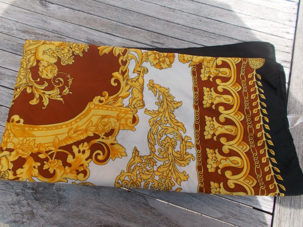 Vintage Italiaanse sjaal, Kleding | Dames, Ophalen of Verzenden, Zo goed als nieuw, Sjaal