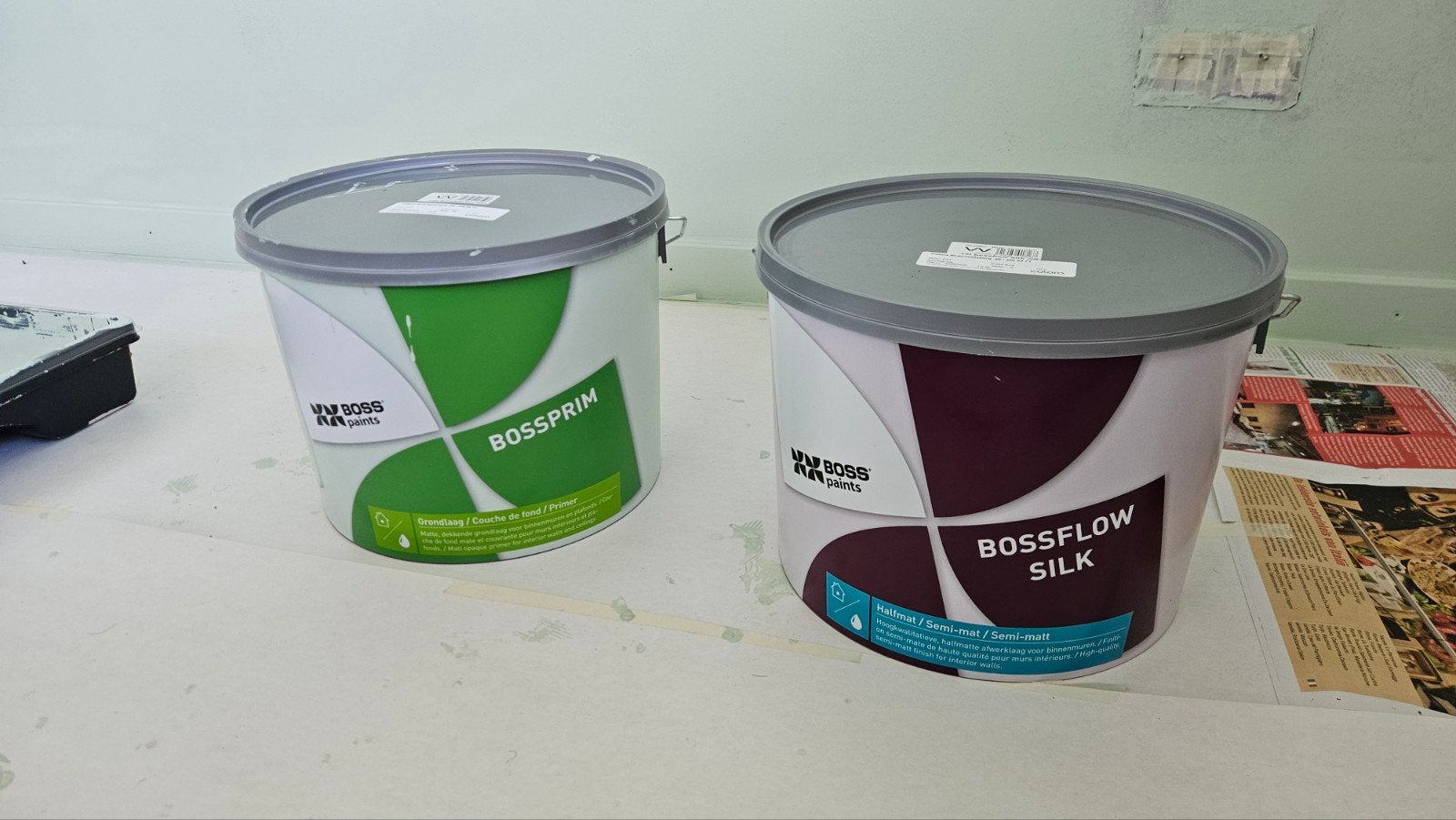 Apprêt Colora ~ 8 l + Peinture Colora ~ 8 l, Bricolage & Construction, Peinture, Vernis & Laque, 5 à 10 litres, Enlèvement, Vert