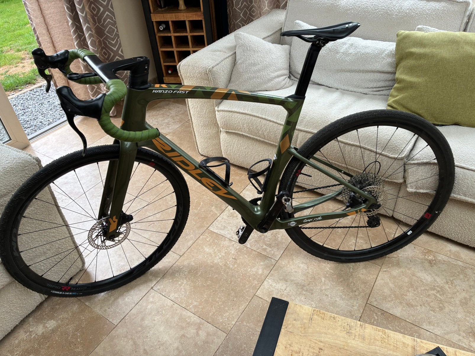 Ridley carbon gravel kanzo fast, Ophalen, Carbon, 10 tot 15 versnellingen, Schijfrem